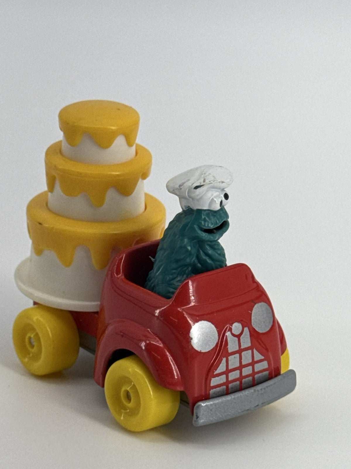 1982 Playskool Sesame Street Cookie Monster Cake Delivery Diecast Truck