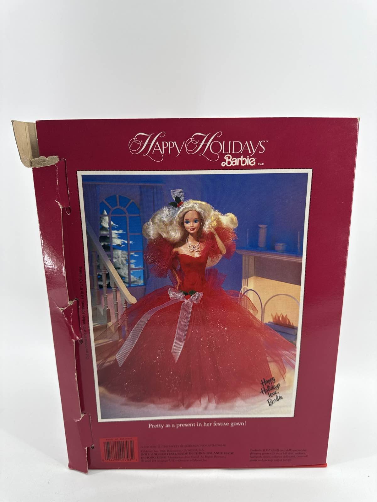 1988 Mattel Happy Holidays Barbie Special Edition #1703 1st in Series