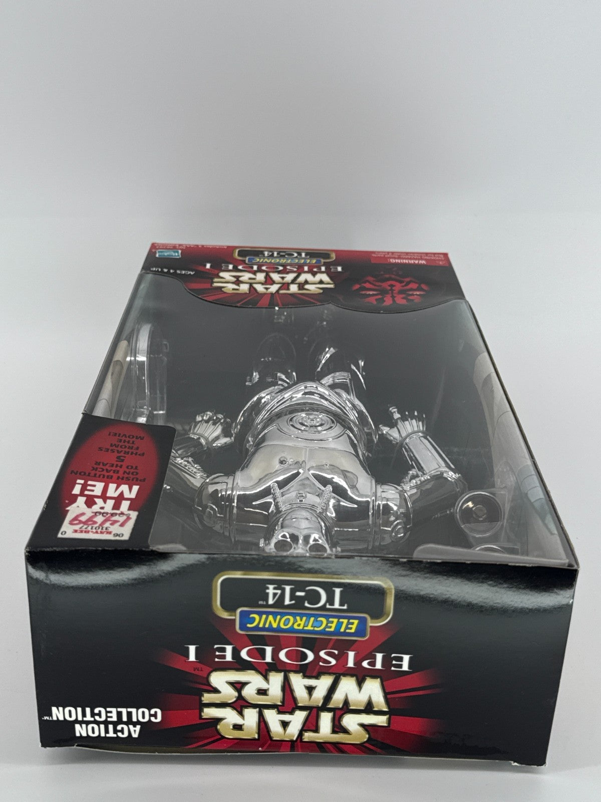Star Wars EP1 TC-14 Electronic 12" Figure Hasbro 1999 Chrome Droid MIB 4364