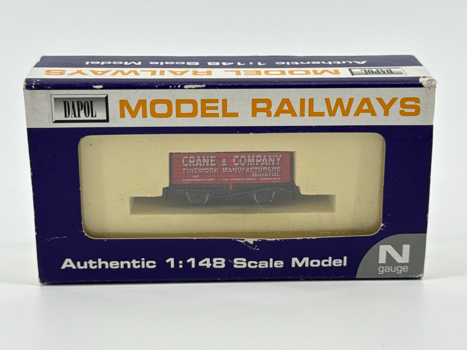 Dapol N Gauge 7 Plank Wagon Crane & Company Bristol Ltd Ed Coal Car 3015
