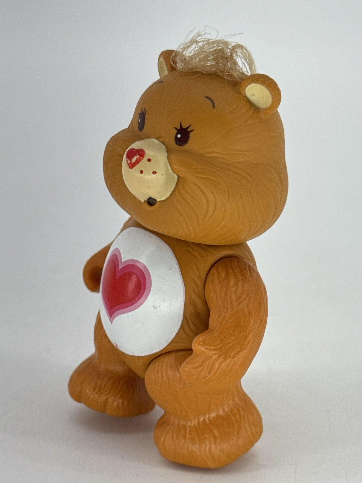 1983 Kenner Care Bears Tenderheart Bear 3.5" Posable PVC Figure