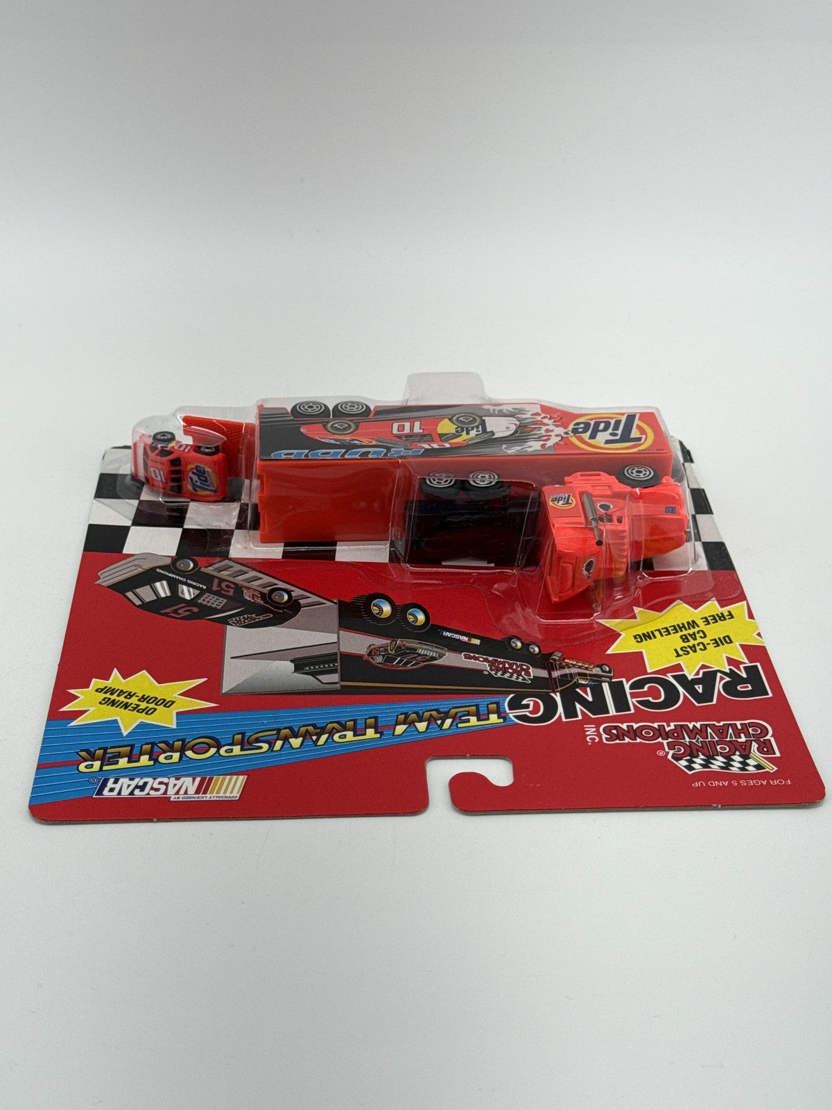 Vintage 1994 Racing Champions NASCAR Team Transporter Ricky Rudd Tide Die-Cast N