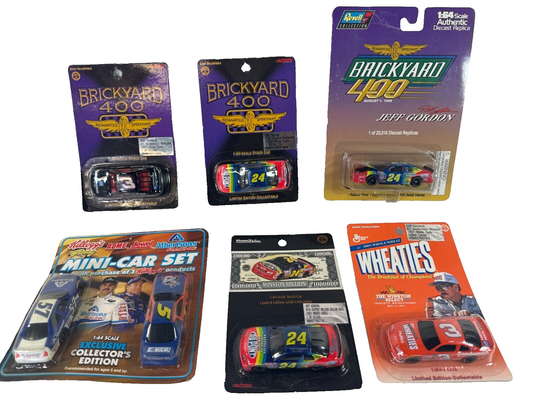 NASCAR Brickyard 400 Diecast Lot Jeff Gordon #24 Wheaties Kellogg’s NIP