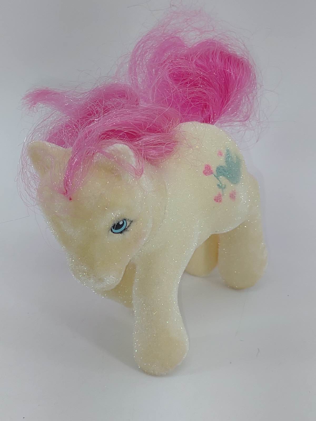 1983 My Little Pony G1 Sundance So Soft Pink Hair Hearts MLP