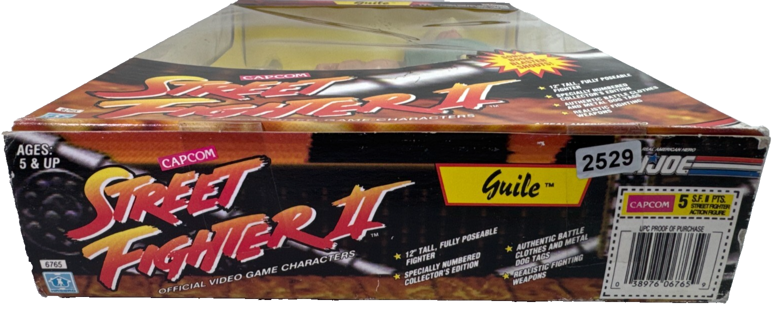 Street Fighter II Guile 12" Action Figure 1993 Hasbro GI Joe SF2 MIB