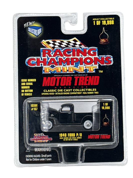 Vintage Racing Champions Mint 1940 Ford Pickup 1:57 Diecast Motor Trend New