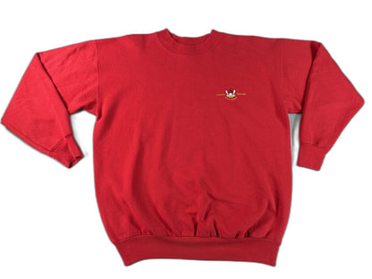 Hanes Chinese Theatre Hollywood Vintage Sweatshirt Adult M Red Crewneck Long