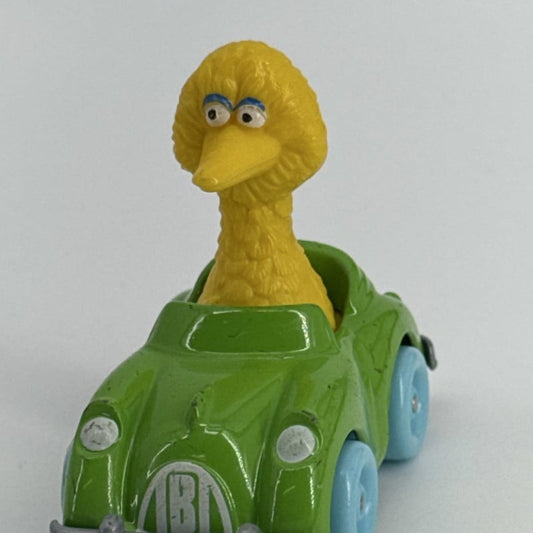 1983 Playskool Sesame St Big Bird Green Diecast Car