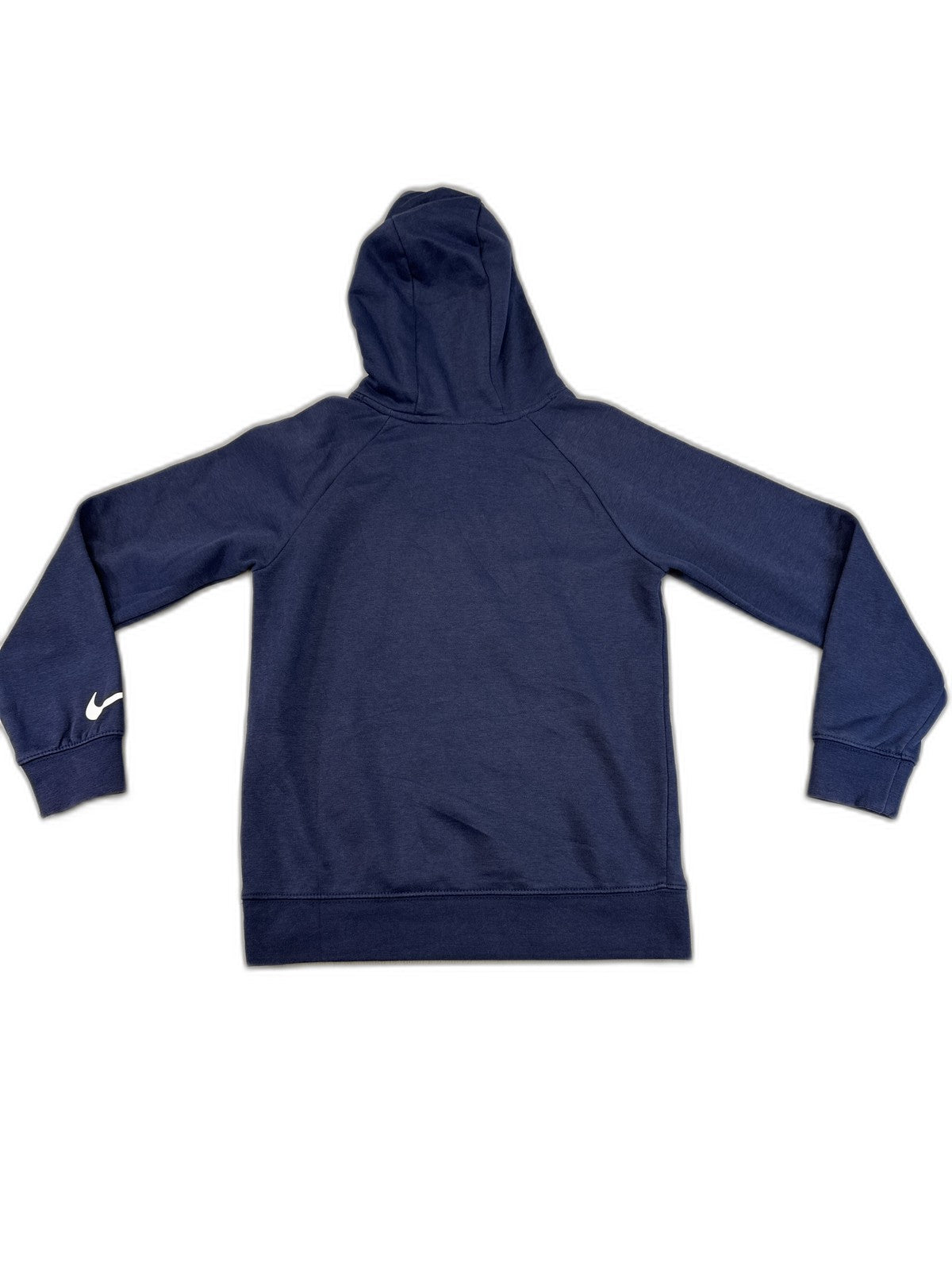 3BRAND Nike Graphic Pullover Hoodie M Blue Cotton Long Sleeve Hooded