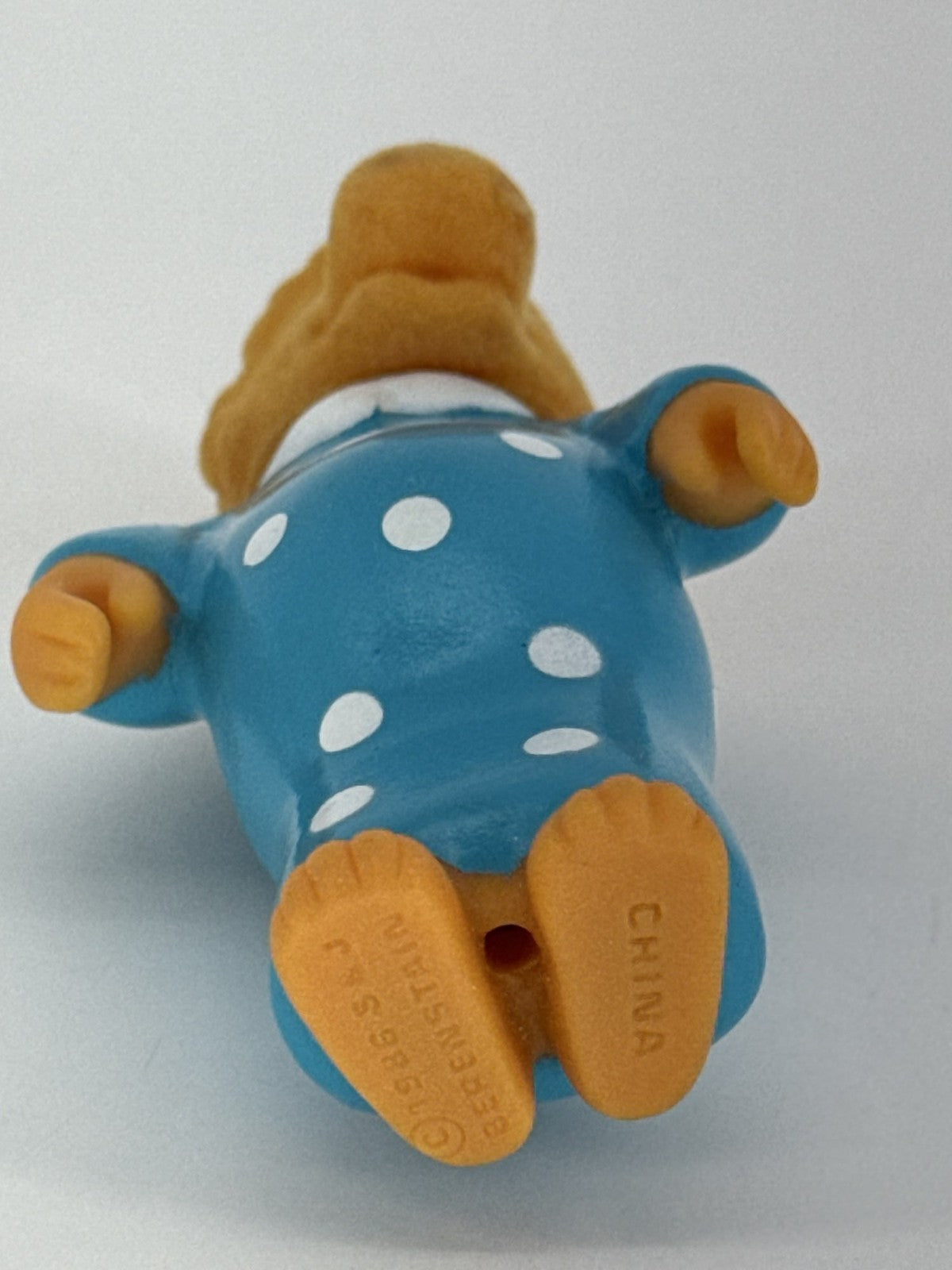 1986 Berenstain Bears Family Flocked Figures McDonald's Happy Meal Lot 4
