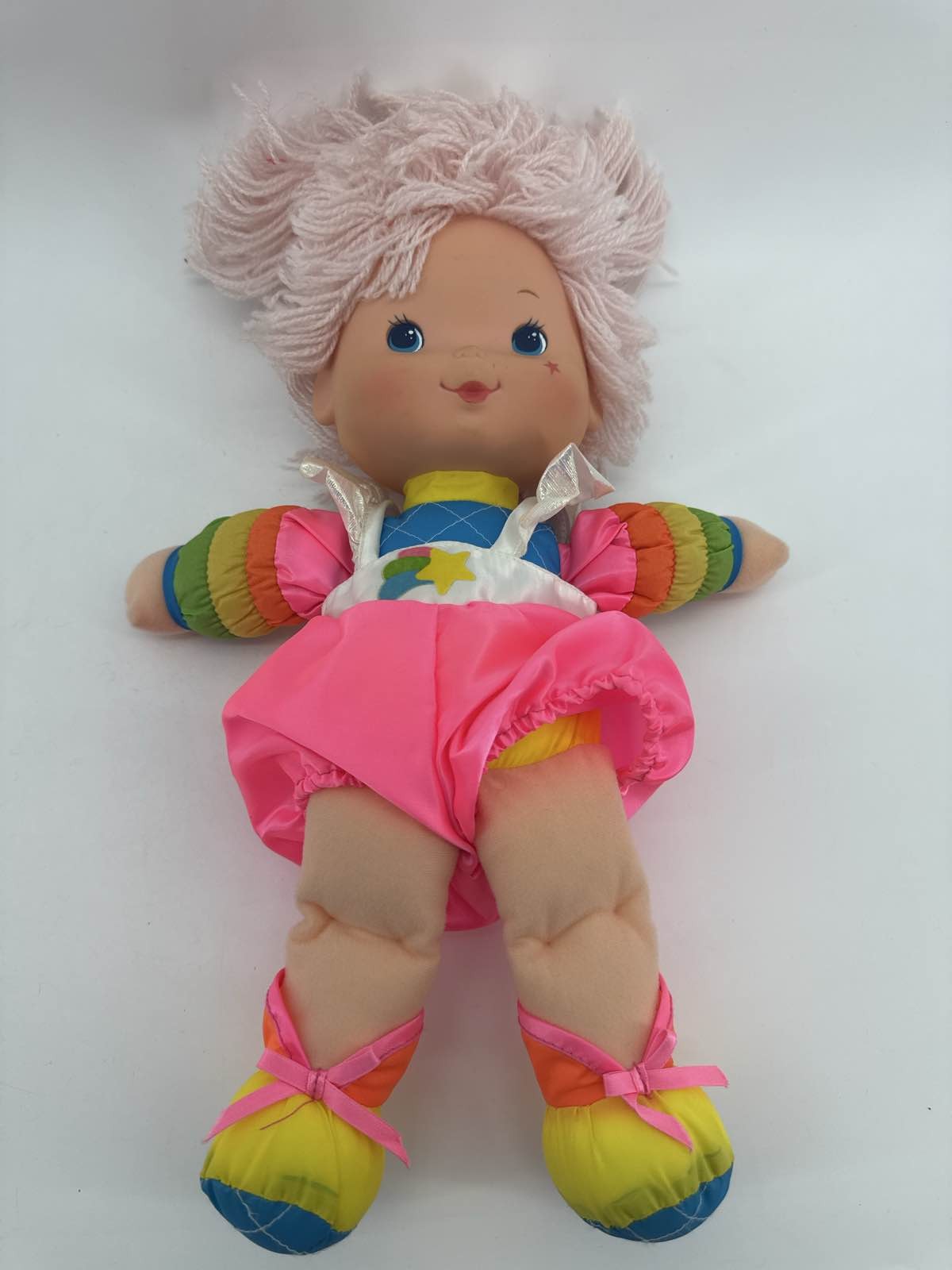 1983 Rainbow Brite Pink Baby Brite Doll 15" Plush Hallmark Mattel