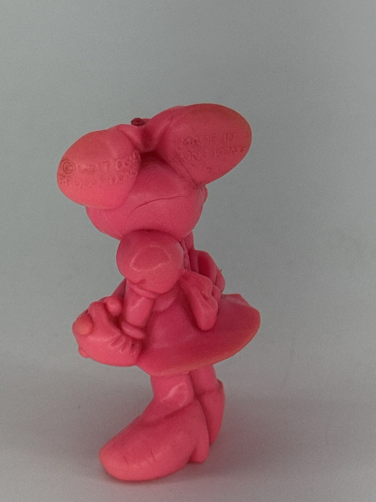 Disney Minnie Mickey Pluto Donald Rubber Figures Hong Kong 60s 70s Lot 4