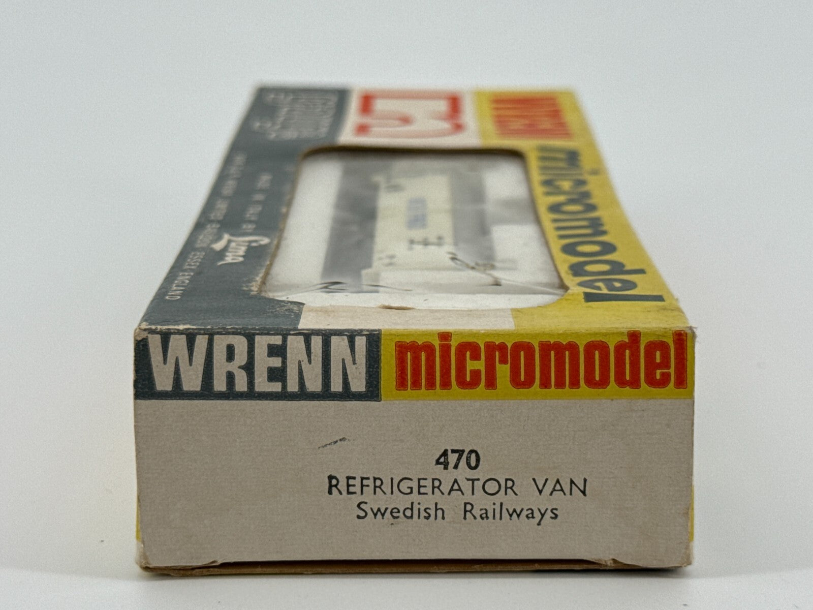 WRENN N Gauge Micromodel 470 Refrigerator Van Swedish Railways INTERFRIGO 3017