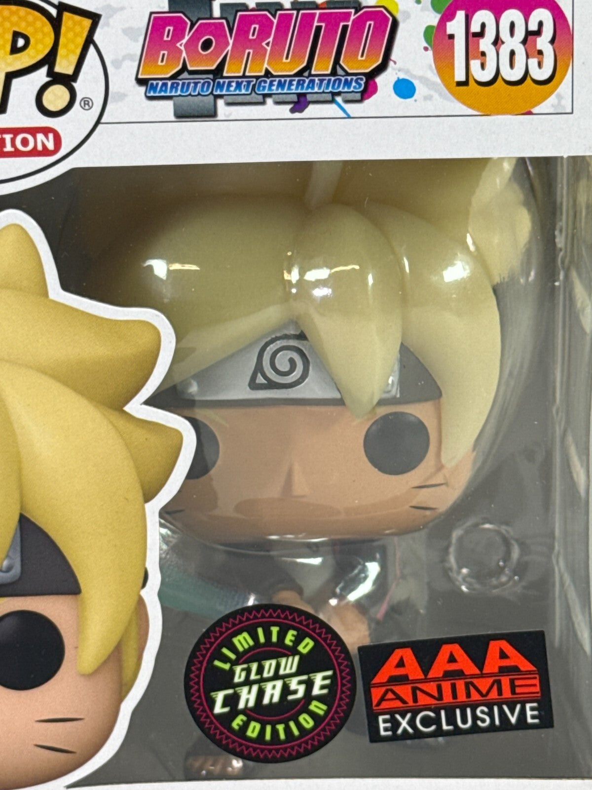 Funko Pop Boruto #1383 GLOW CHASE Special Edition Vinyl Figure AAA Anime