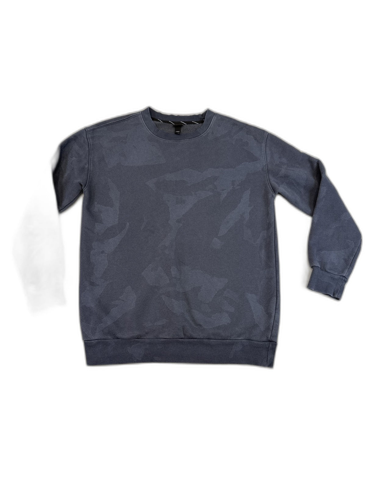 ART CLASS Camouflage Crewneck L (12/14) Sweatshirt Dark Blue Fleece Pullover