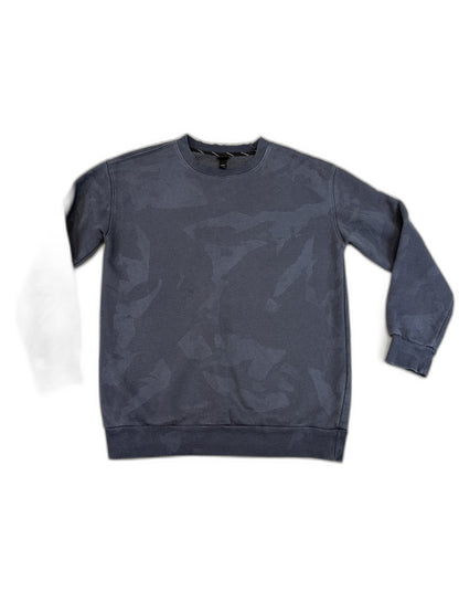 ART CLASS Camouflage Crewneck L (12/14) Sweatshirt Dark Blue Fleece Pullover