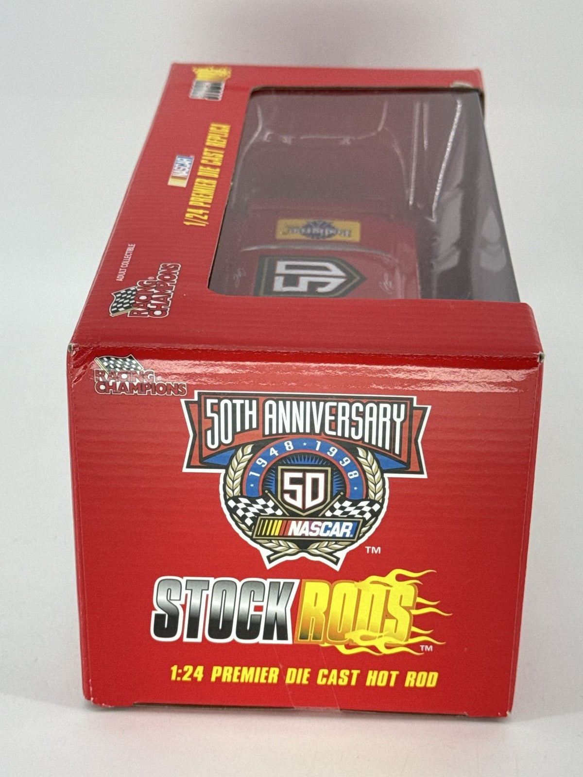Racing Champions Stock Rods 1962 Chevy Bel Air 1:24 NASCAR 50th Anniv #47 Red