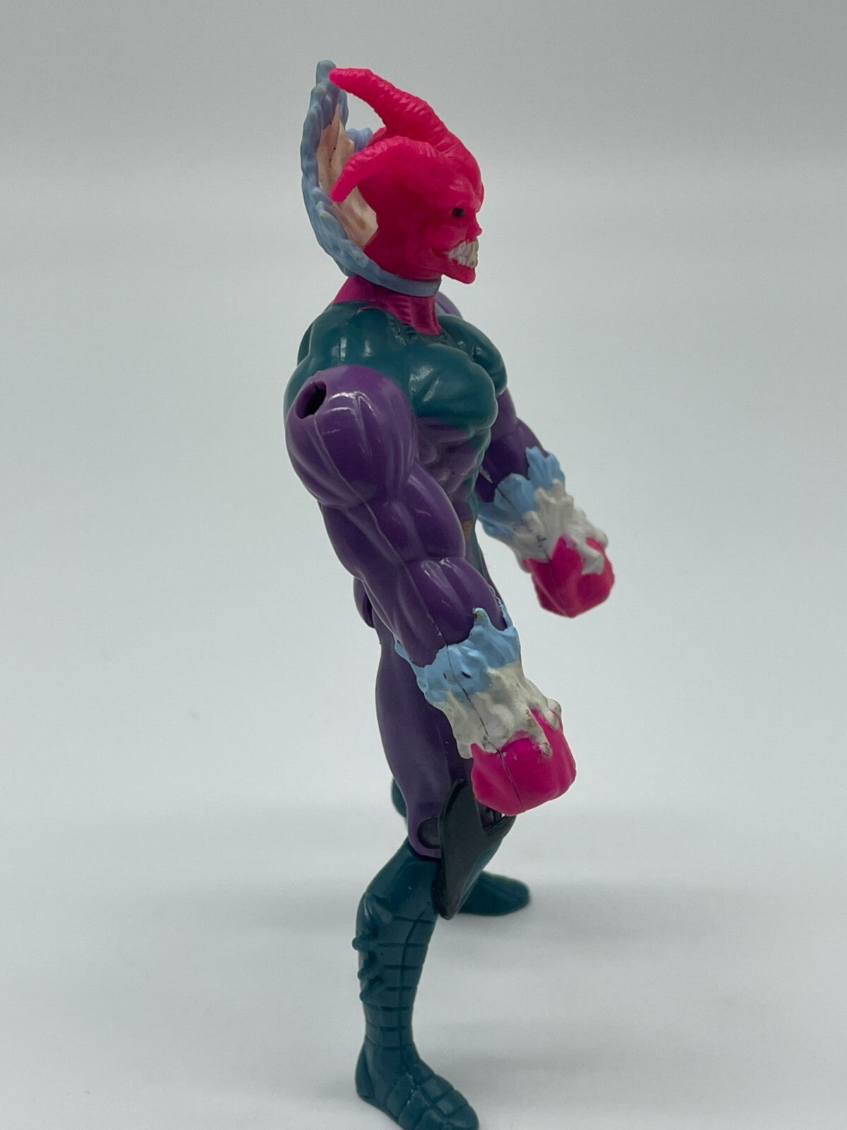 1996 Marvel Ghost Rider Zarathos Action Figure ToyBiz 5” Purple Demon VTG Loose