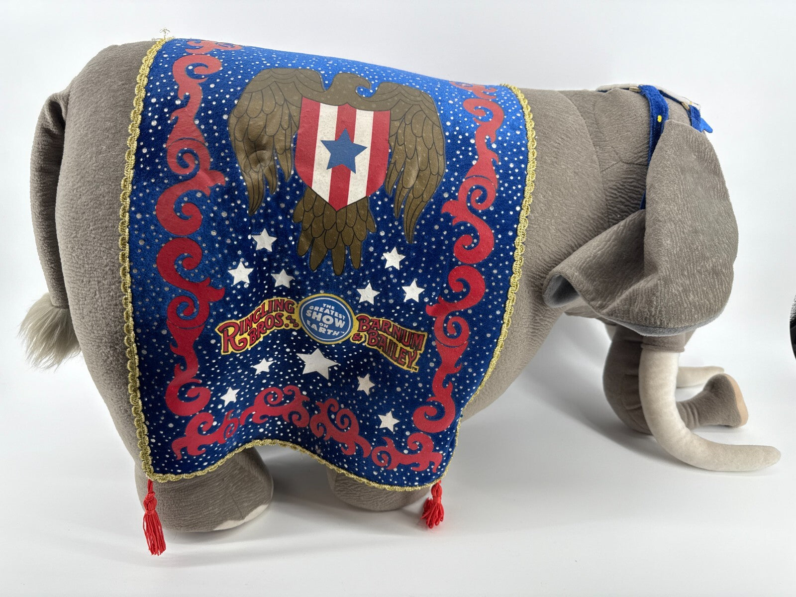 Ringling Bros Barnum Bailey Circus Elephant 141st Edition Plush 28” Feld