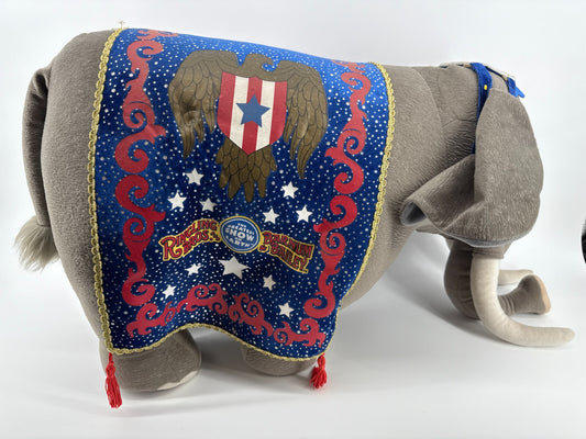 Ringling Bros Barnum Bailey Circus Elephant 141st Edition Plush 28” Feld