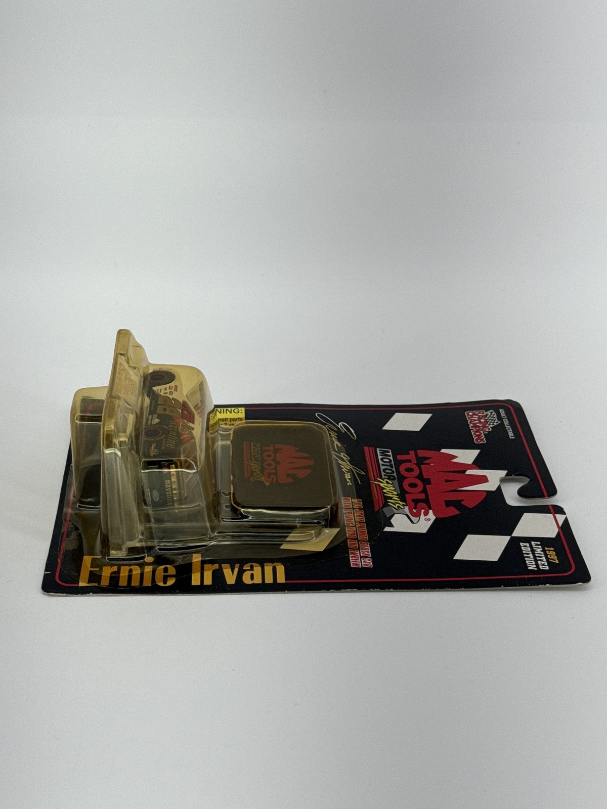Vintage Ernie Irvan Hat Cap Snap Back Mac Tools NASCAR Racing Mens 90s