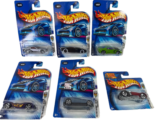 Hot Wheels 2004 First Editions Lot of 6 – Flames Collection Die-Cast NIP