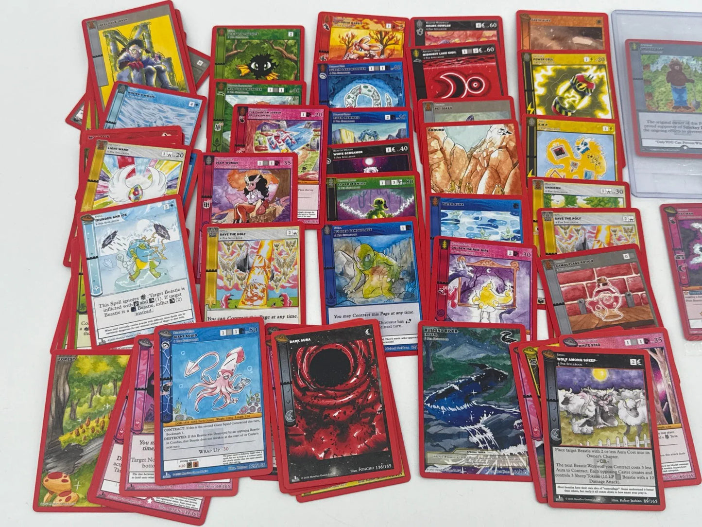 50x 2025 Metazoo Trading Card Game Lot Basic Holo RH Rare Holographic TCG