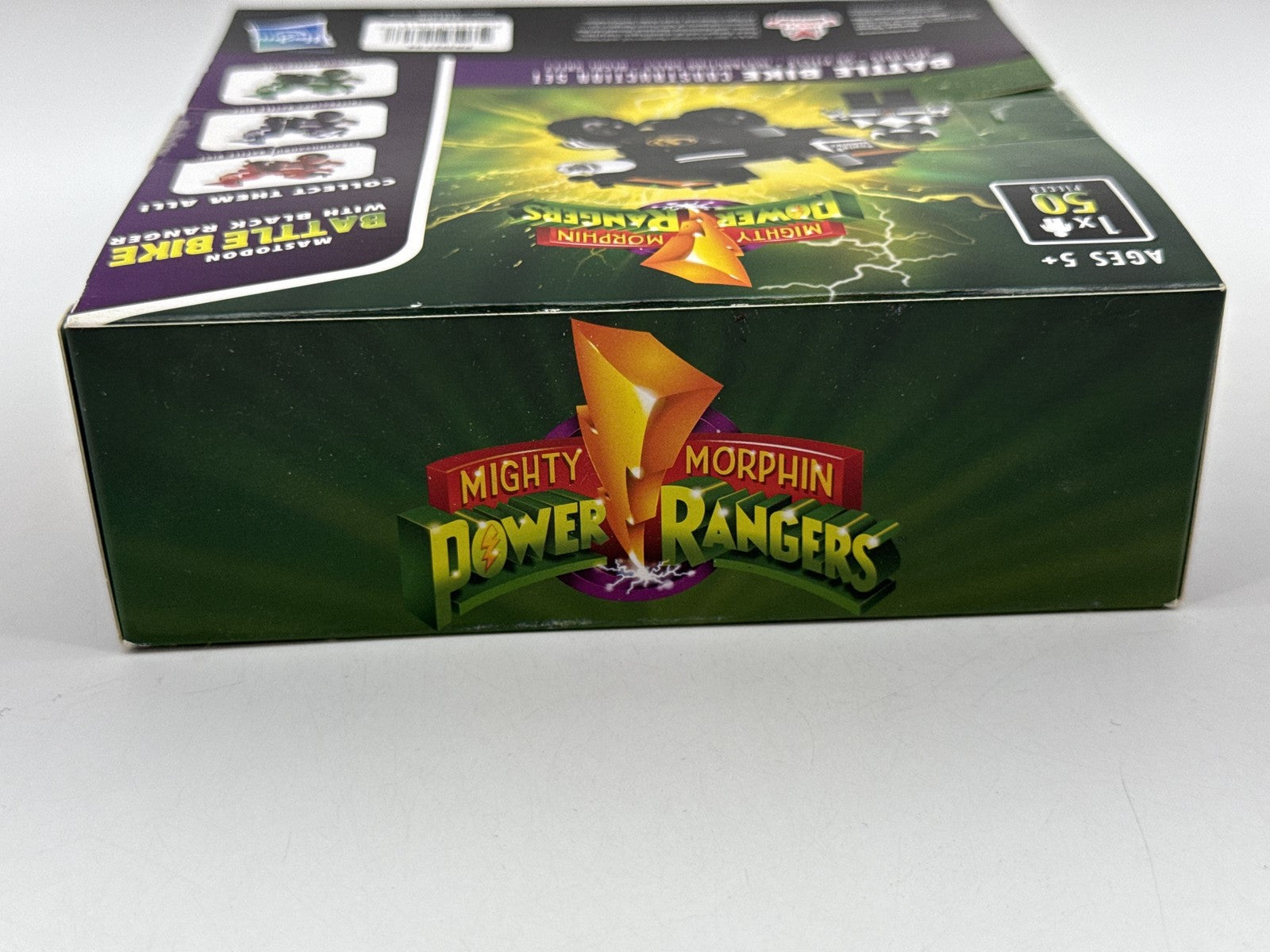 Mighty Morphin Power Rangers Black Ranger Black Battle Bike Construction Set