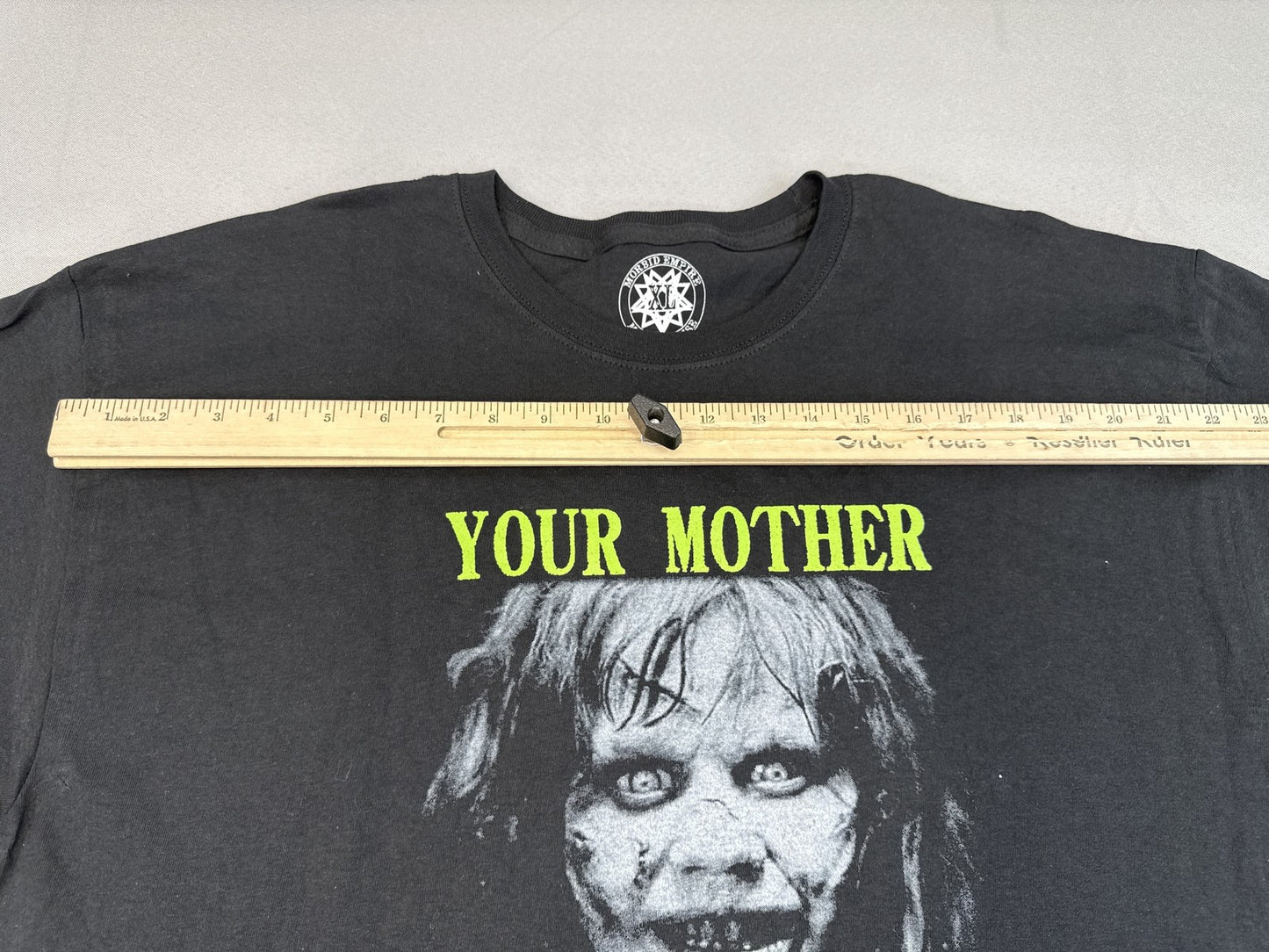 Morbid Empire Merchandise St Exorcist Horror Graphic Tee XL Black Cotton Regular