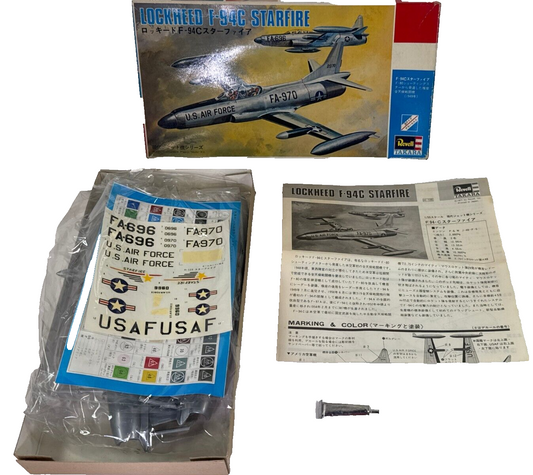 Revell Takara Lockheed F-94C Starfire 1/55 Scale Model Kit USAF Interceptor