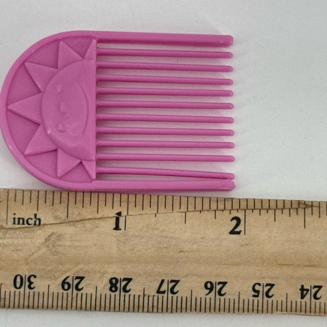 MLP G1 Pink Sun Pick Comb 1980s Hasbro