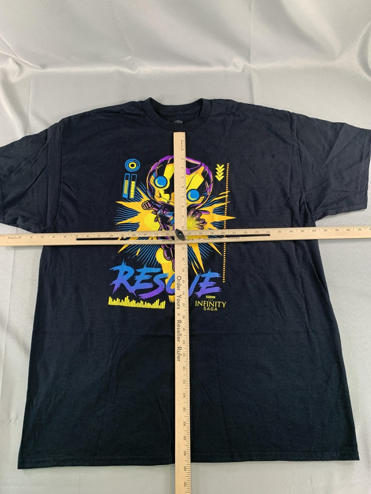 Funko T Shirt Marvel Mens 2XL Black Rescue Infinity Saga Pop Crewneck 2X