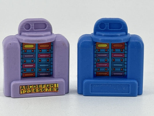 80s Mattel ARCO Barbie Jukebox Pink Blue Lot