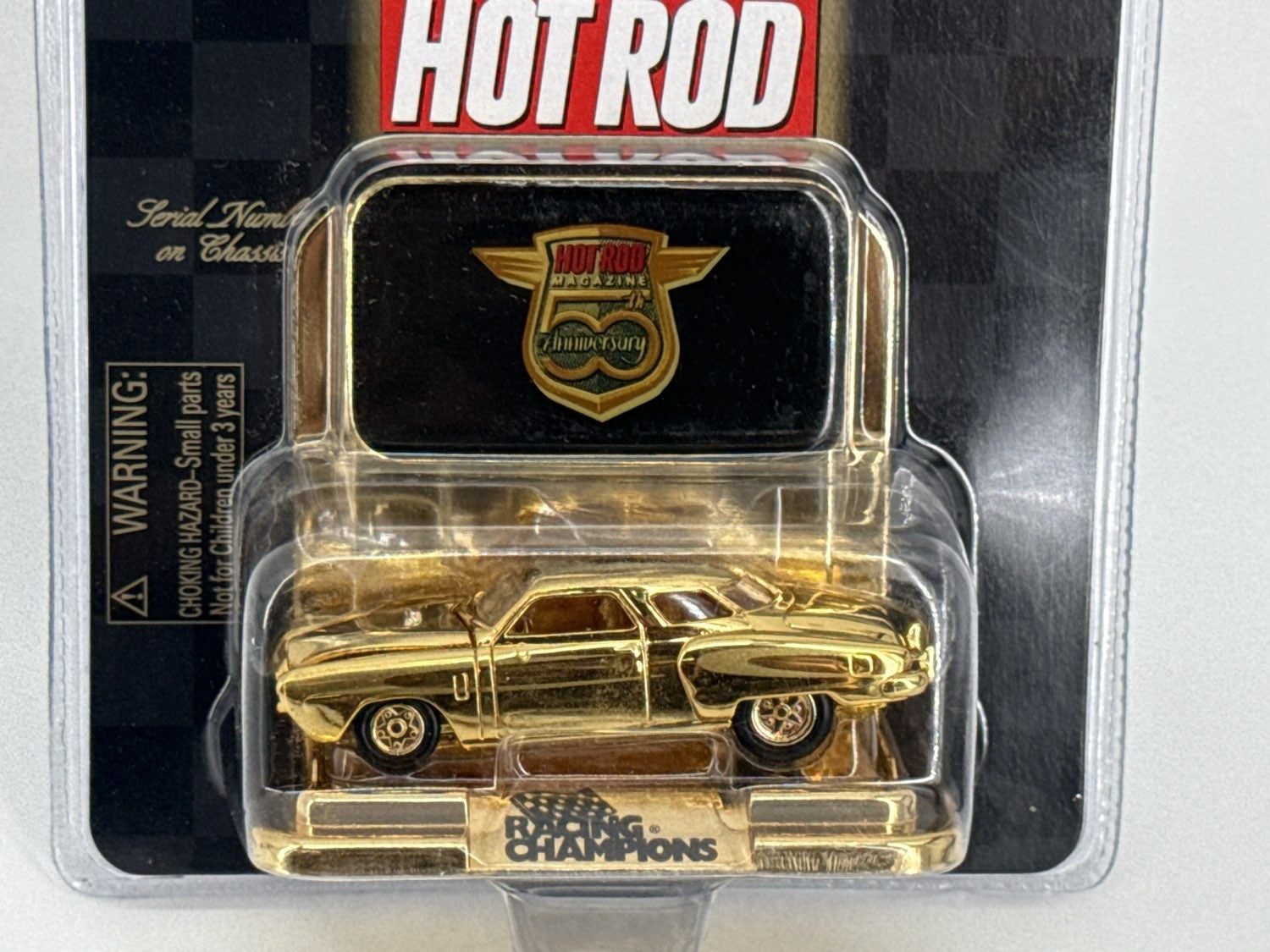 Racing Champions 24K Gold Plated Hot Rod 1:24 Diecast 1 of 9,998