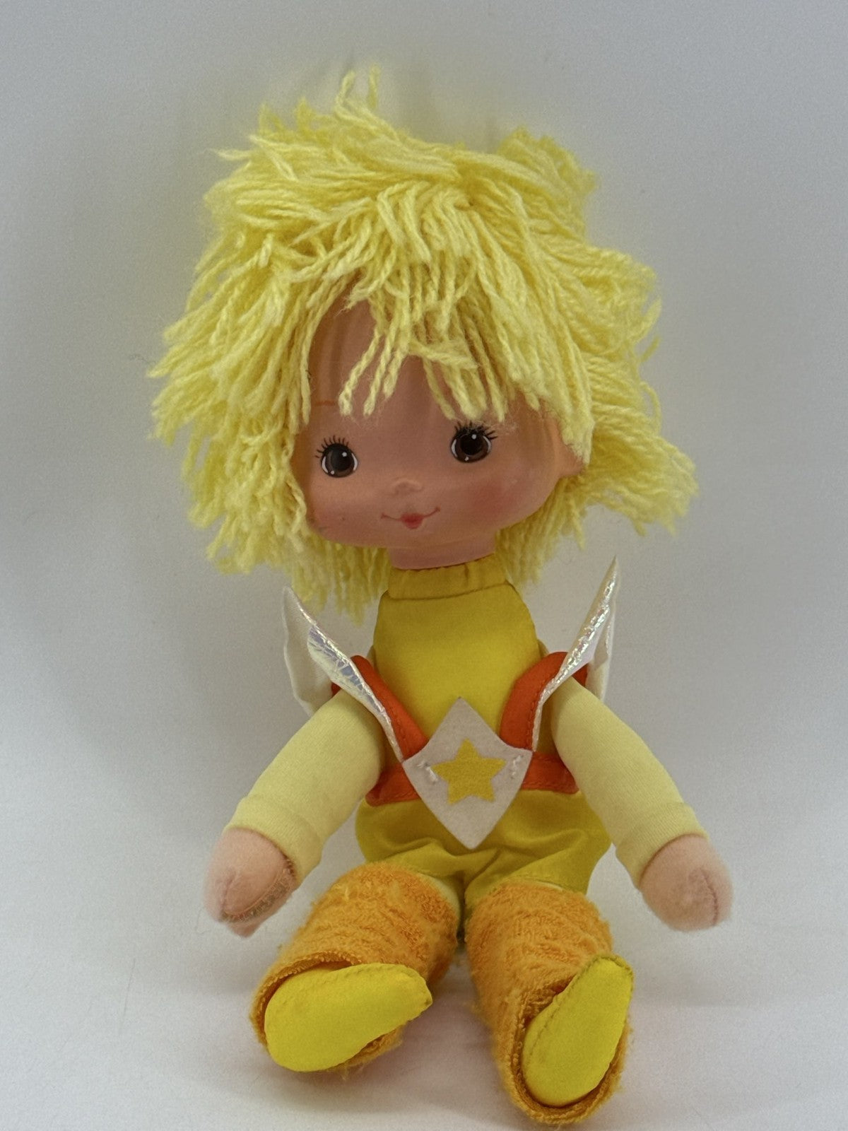 1983 Rainbow Brite Yellow 10" Doll Hallmark Mattel Plush