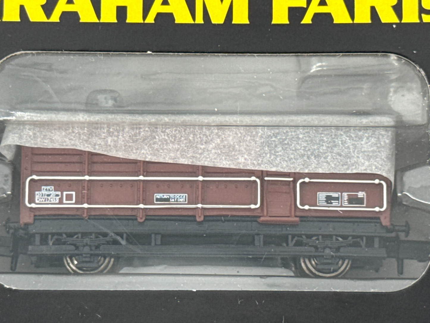 Graham Farish N Scale 373-328 20 Ton Toad Brake Van BR Bauxite S&T USED w/ Box