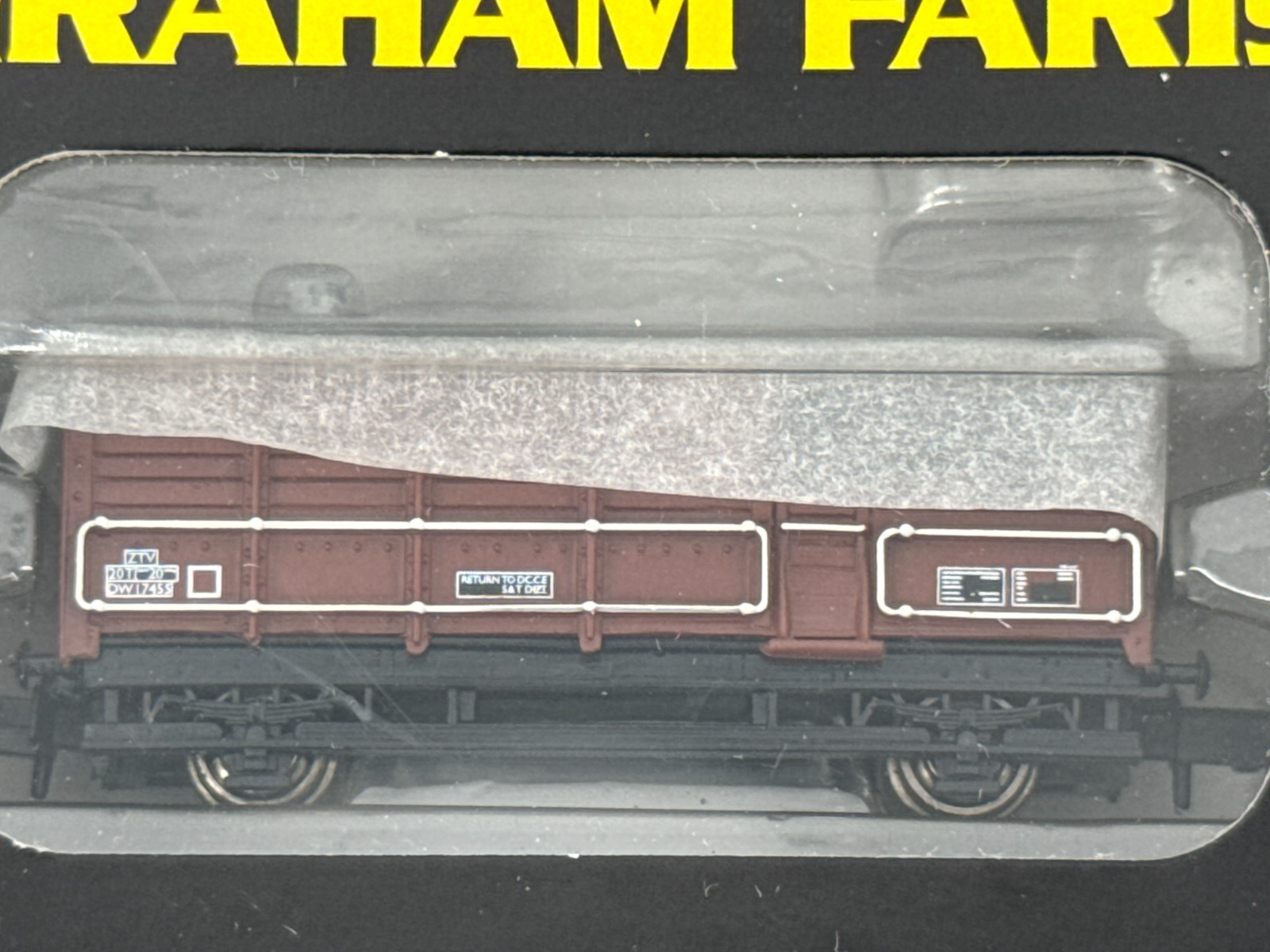 Graham Farish N Scale 373-328 20 Ton Toad Brake Van BR Bauxite S&T USED w/ Box
