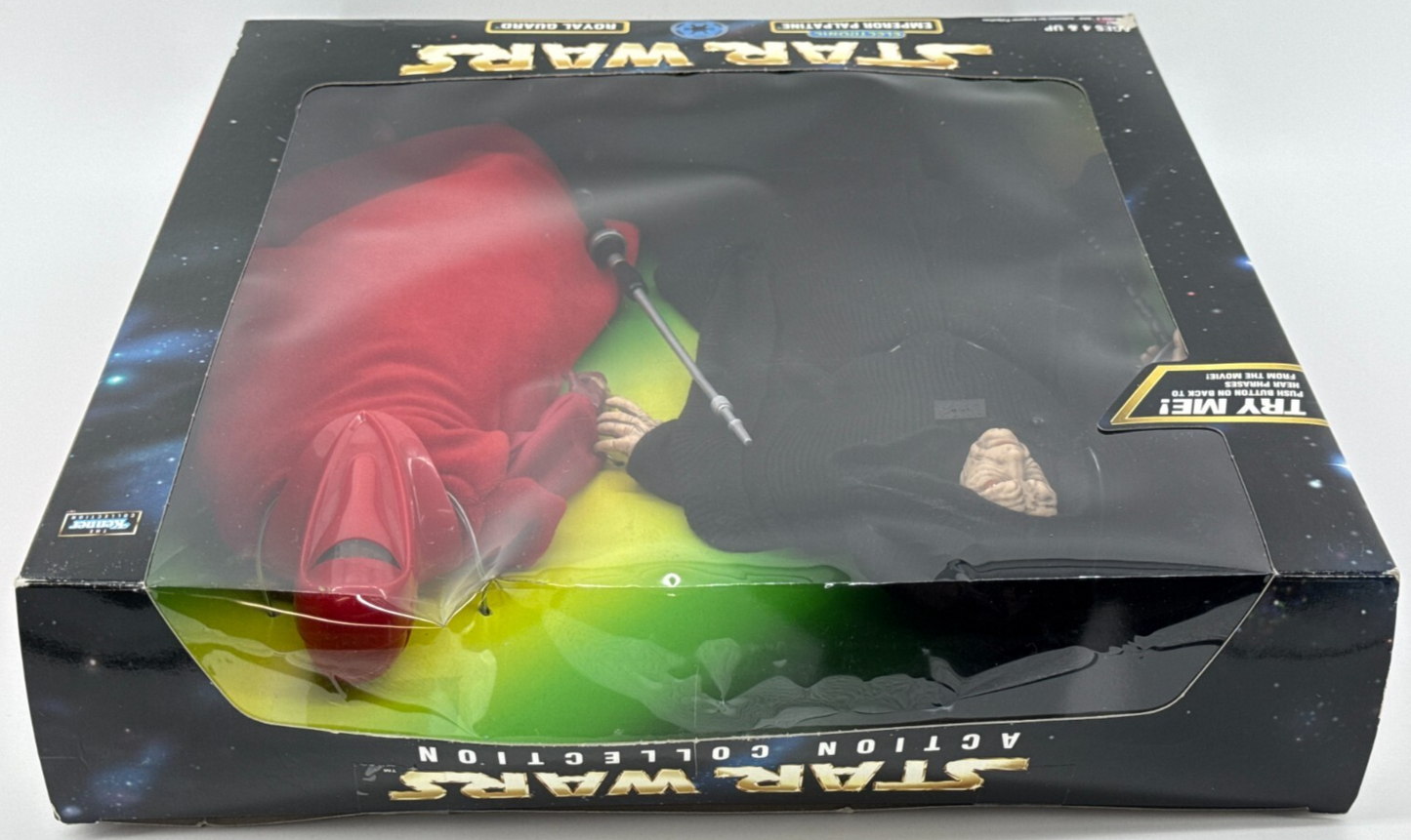 Kenner Star Wars Action Collection Emperor Palpatine Royal Guard 1998 MIB TALKIN