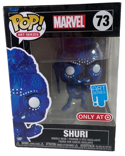 Funko Pop! Shuri #73 Marvel Art Series Target Exclusive Vinyl Figure RARE