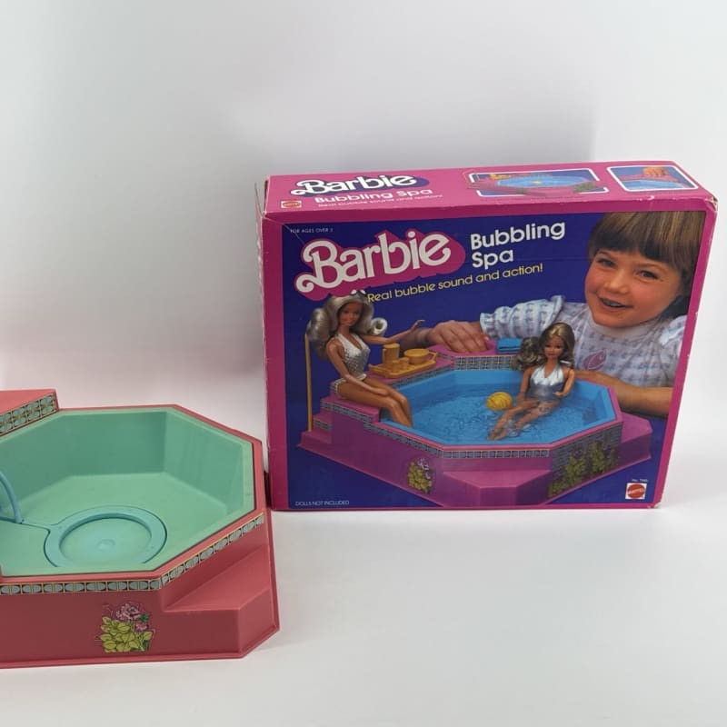 Barbie Bubbling Spa Hot Tub 1983 Mattel #7145 W/ Box