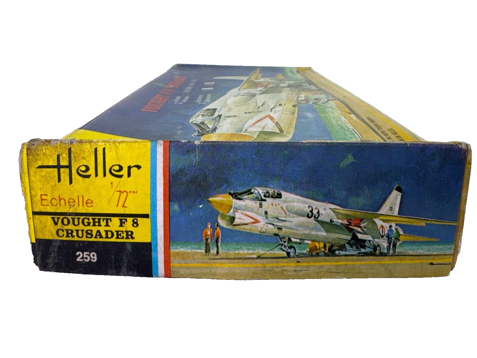 Heller 1/72 Vought F-8 Crusader Model #259 French Navy/US Navy 3 Versions #1137