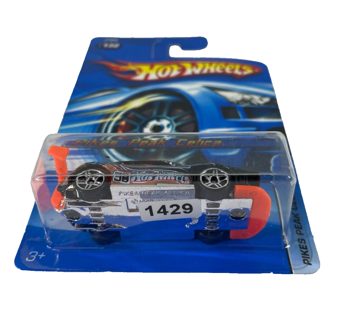 Hot Wheels Pikes Peak Celica #38 Black Orange Spoiler Diecast 2005 NM/C