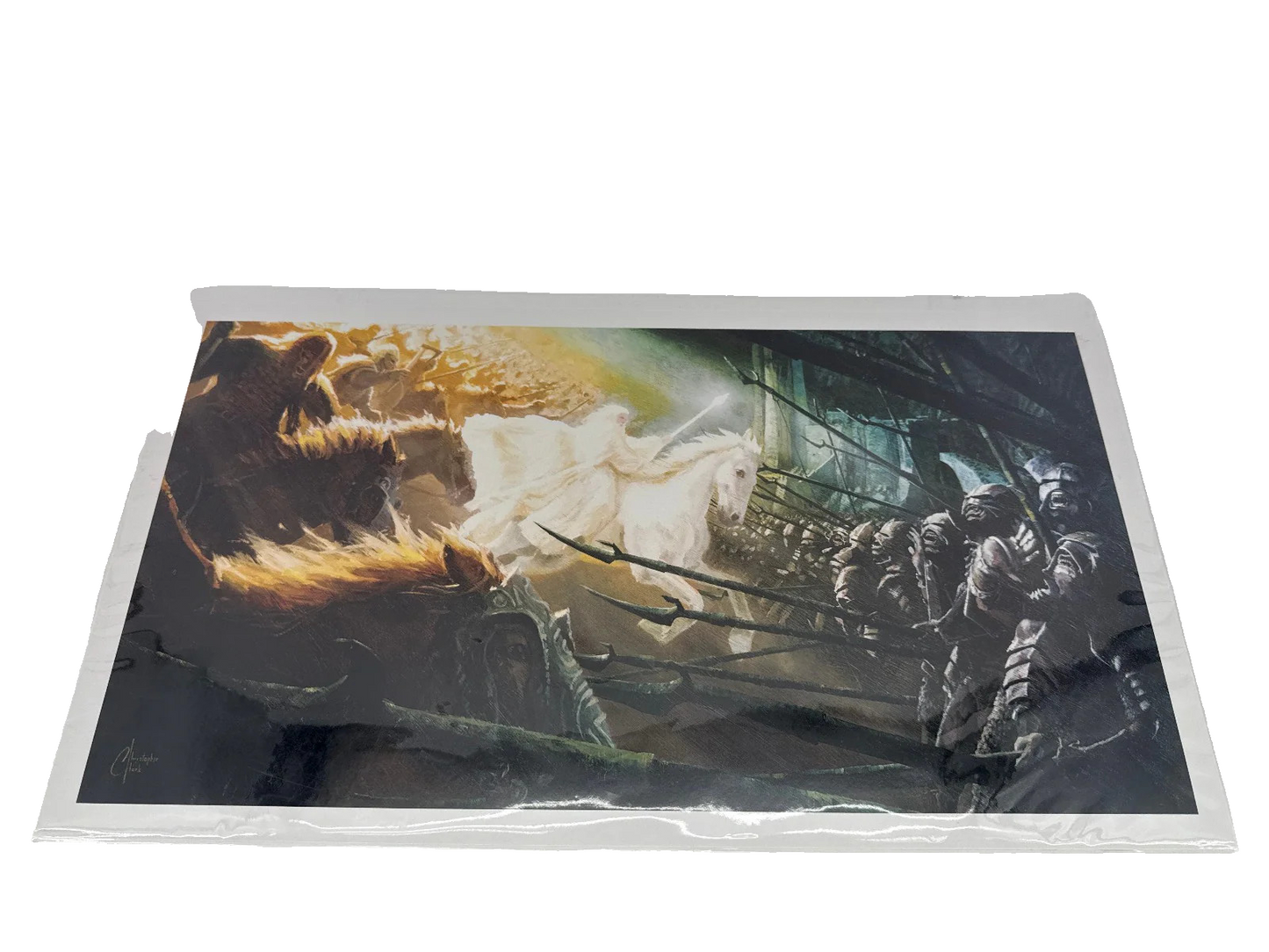 THAN0S INFINITY GAUNTLET x18 ART PRINT SIGNED CHRISTOPHER Gandalf Helm