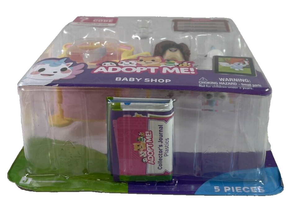 2024 Jazwares Adopt Me! Baby Shop Playset – Includes Virtual Code! ✨