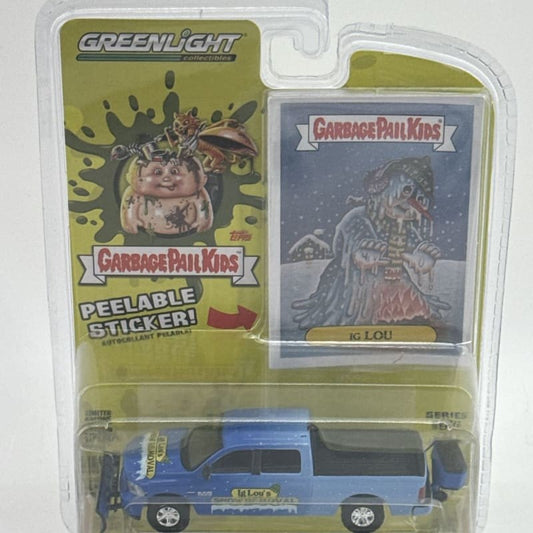 Greenlight Garbage Pail Kids IG LOU 2015 RAM 1500 Snow Plow 1:64 Truck