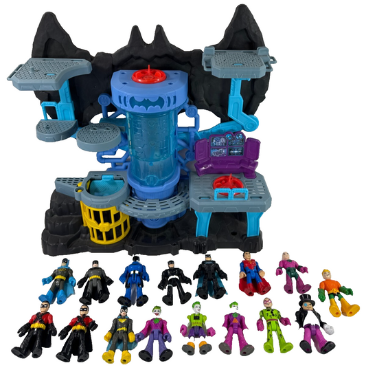 Imaginext DC Super Friends Bat-Tech Batcave Playset w/ 18 Figures Fisher-Price