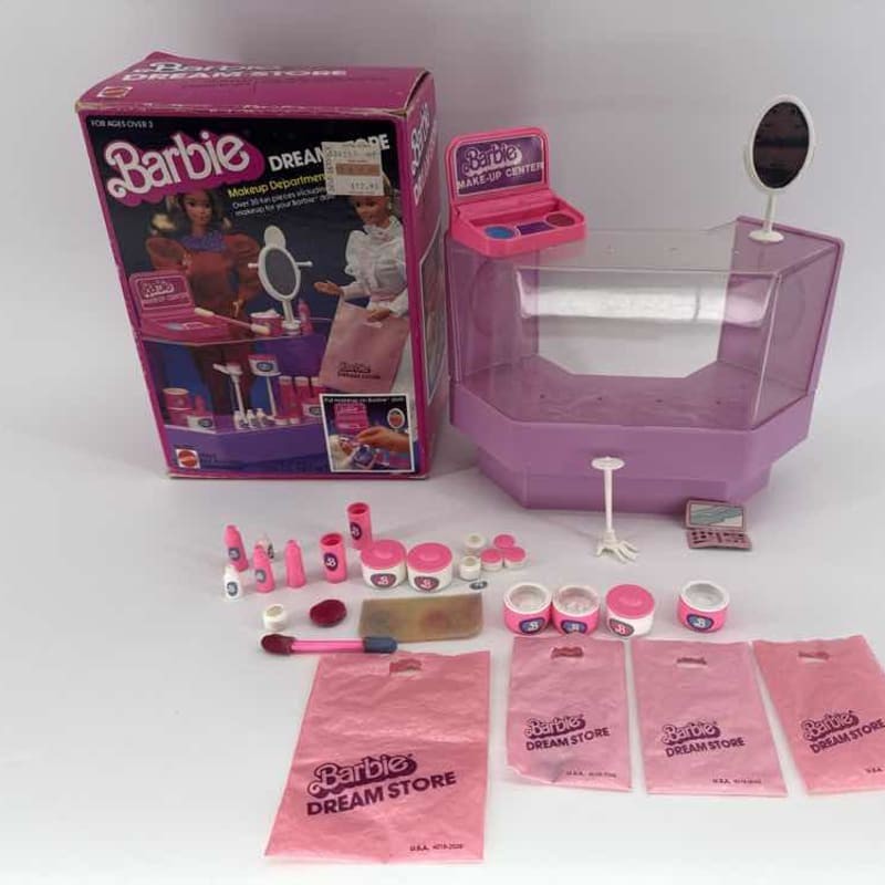 1982 Barbie Dream Store Makeup Counter W/ Box 4020