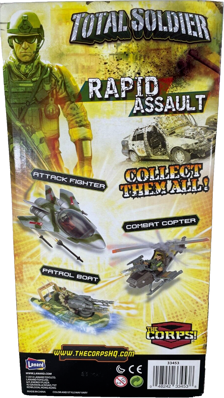 THE CORPS! Rapid Assault Patrol Boat LANARD Total Soldier Set Camo Green BNIB