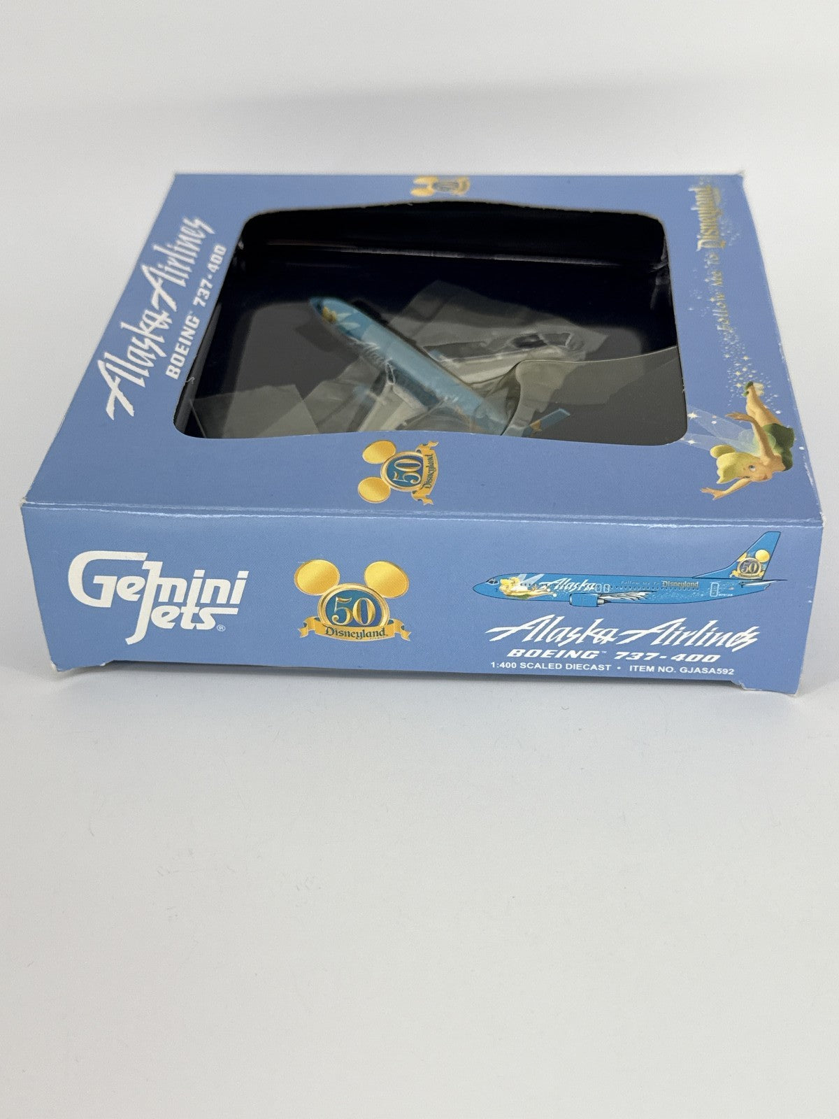 Gemini Jets Alaska Airlines Boeing 737-400 Disneyland 50th Diecast Model 1:400