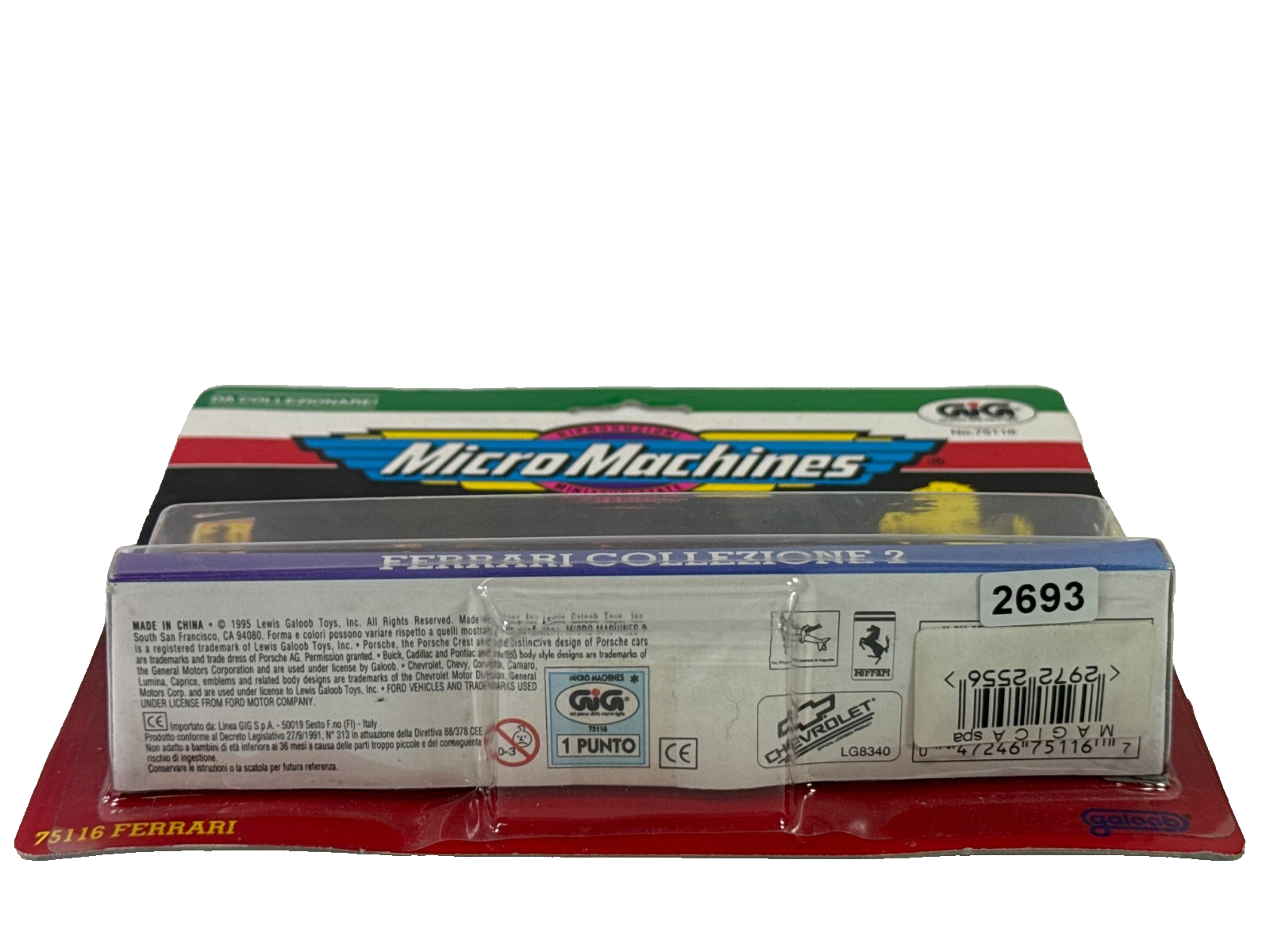 Micro Machines Ferrari Collezione 2 GIG Italy 1996 Galoob Die-Cast Car Set